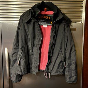 Superdry Bomber Jacket - Grey Size M